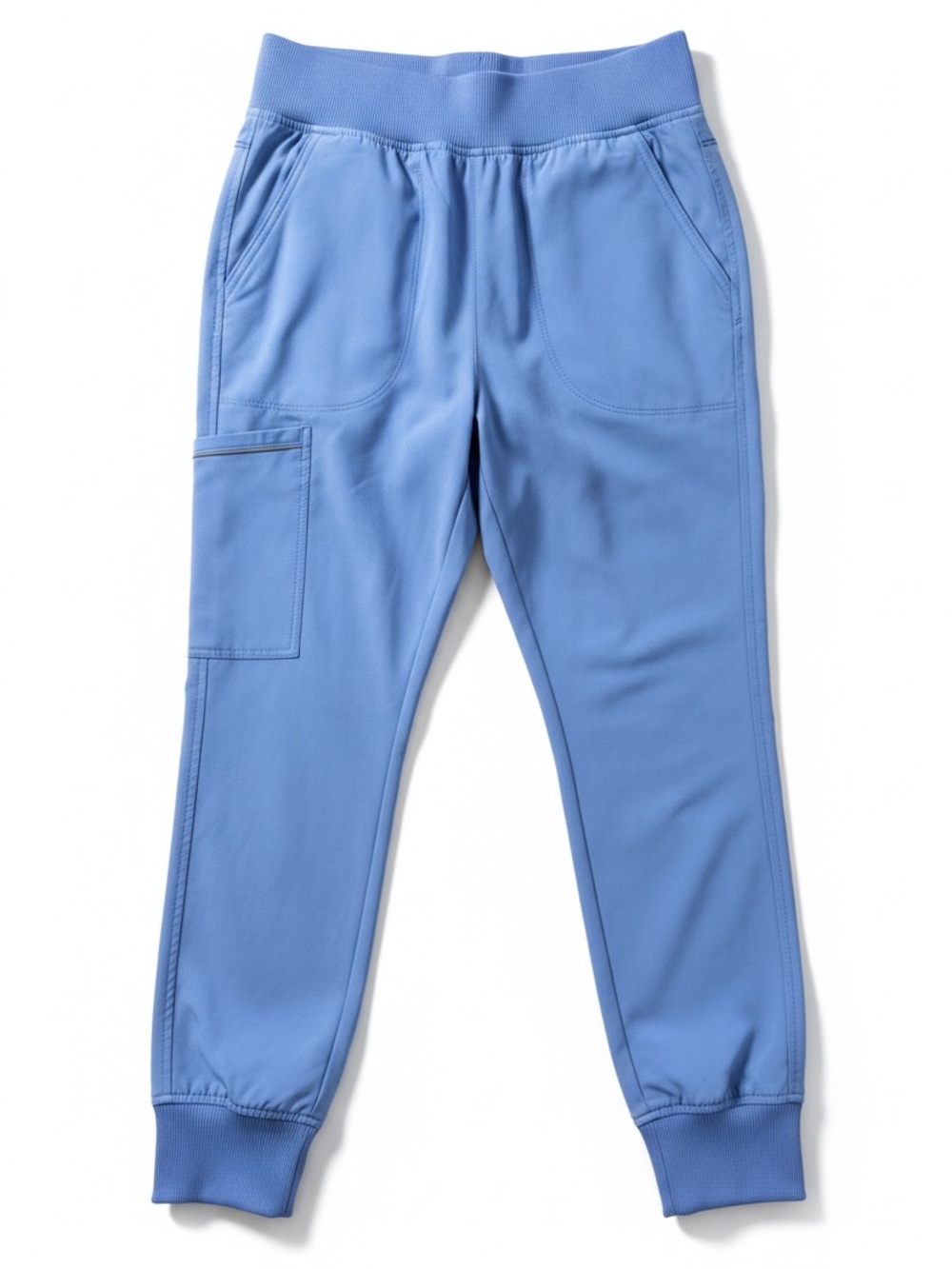 Cherokee Infinity Scrub Jogger Pants Blue Stretch Cargo XS Petite